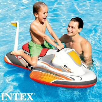 Opblaasbaar zwembadfiguur Intex Wave RIder Motorfiets 117 x 58 x 77 cm (6 Stuks) 4