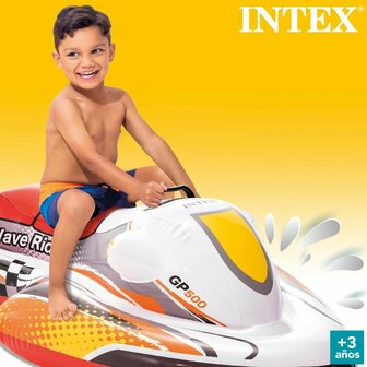 Opblaasbaar zwembadfiguur Intex Wave RIder Motorfiets 117 x 58 x 77 cm (6 Stuks) 5