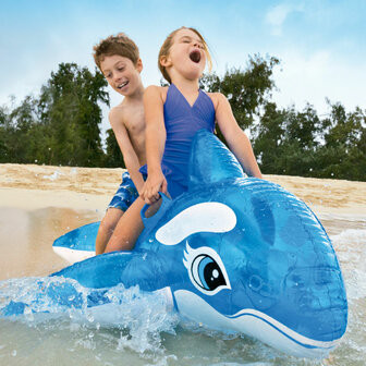 Opblaasbaar zwembadfiguur Intex Walvis 152 x 114 cm (6 Stuks) 4
