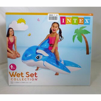 Opblaasbaar zwembadfiguur Intex Walvis 152 x 114 cm (6 Stuks) 8