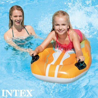 Opblaasbaar zwembadfiguur Intex Joy Rider 62 x 112 cm Surfplank (12 Stuks) 3