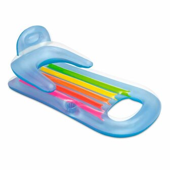 Opblaasbare zwembadstoel Intex Regenboog 160 x 53 x 85 cm (6 Stuks) 3
