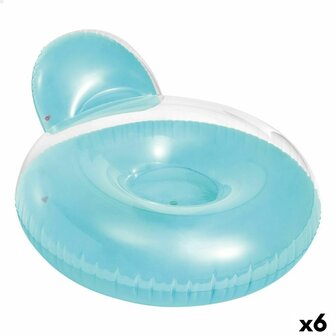 Opblaasbare Zwembadstoel Intex Cirkelvormig 137 x 122 cm 1