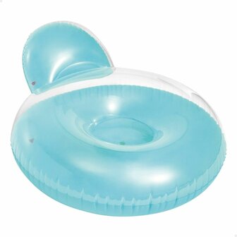 Opblaasbare Zwembadstoel Intex Cirkelvormig 137 x 122 cm 2