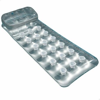 Opblaasbaar matras Intex 18 Glazen Zilverkleurig 188 x 30 x 71 cm (6 Stuks) 2
