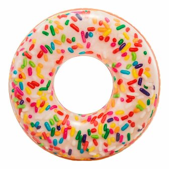 Opblaasbare band Intex Donut Wit 114 x 25 x 114 cm (12 Stuks) 2