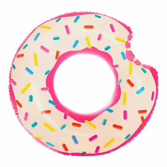 Opblaasbare band Intex Donut Roze 107 x 99 x 23 cm (12 Stuks) 2