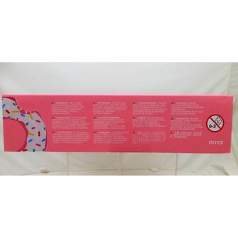 Opblaasbare band Intex Donut Roze 107 x 99 x 23 cm (12 Stuks) 7