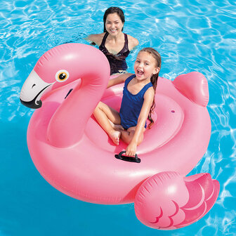 Opblaasbare Flamingo Intex Roze 14,7 x 9,4 x 14 cm (4 Stuks) 3