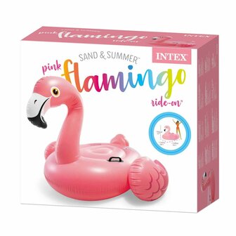 Opblaasbare Flamingo Intex Roze 14,7 x 9,4 x 14 cm (4 Stuks) 4