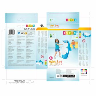 Opblaasbaar zwembadfiguur Intex 61 x 94 x 61 cm (24 Stuks) 8