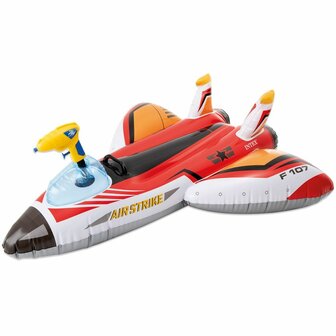 Opblaasbaar matras Intex Waterpistool Vliegtuig 117 x 117 cm (6 Stuks) 2