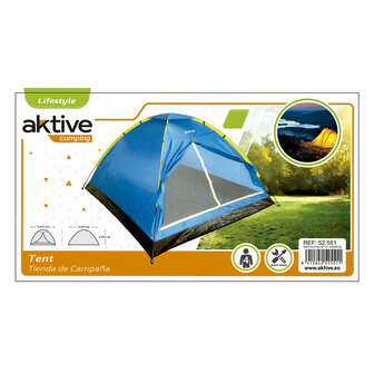 Kampeertent Aktive 4 personen 210 x 130 x 240 cm (4 Stuks) 7