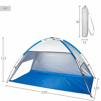 Strandtent Aktive Polyester 220 x 115 x 120 cm 5