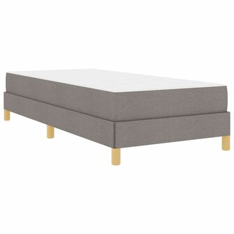 Boxspring bed Taupe en Bruin 80 x 200 cm 2