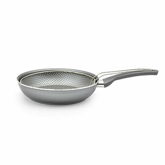 Koekenpan met mandje TM Home &Oslash; 24 cm Aluminium 1