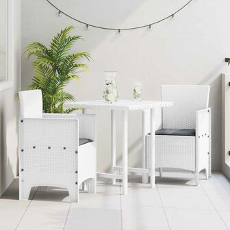 Tuinstoel 2 pcs Wit 53 x 49 x 85 cm PP 1
