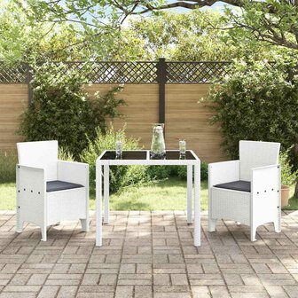 Tuinstoel 2 pcs Wit 53 x 49 x 85 cm PP 3