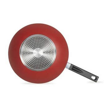 Wokpan Livoo Rood Aluminium &Oslash; 32 cm 3