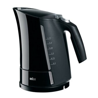 Waterkoker met ledverlichting Braun 533631 1,7 L Zwart Plastic 3000 W 1,7 L 1