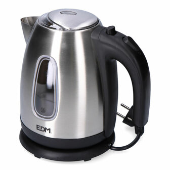 Waterkoker EDM 07656 Kettle Zwart Roestvrij staal 2200 W 1,7 L 3
