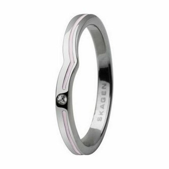 Dames ring Skagen JRSP018SS - Maat: 13 1