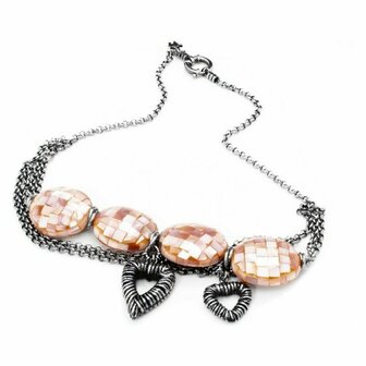 Dames ketting Folli Follie 4N0T050KP 18 cm 1
