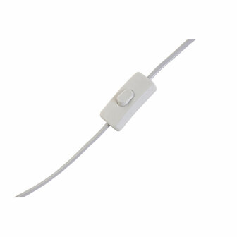 Bureaulamp Home ESPRIT Wit Gouden Hars Plastic 220 V 18 x 17 x 44 cm 4