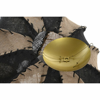 Muurlamp Home ESPRIT Tweekleurig 25 W Natuurlijk Koloniaal 230 V 50 x 50 x 25 cm 4