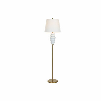 Vloerlamp Home ESPRIT Wit Gouden 220 V 43 x 43 x 170 cm 1