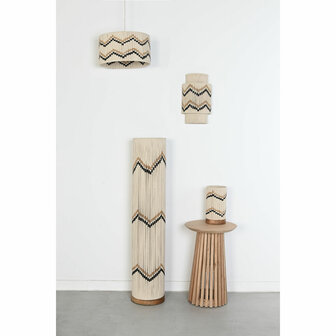 Vloerlamp Home ESPRIT Beige Tweekleurig 50 W 220 V 25 x 25 x 125 cm 2