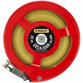 Rolmaat Stanley 0-34-406 Staal Verchroomd 20 m 2