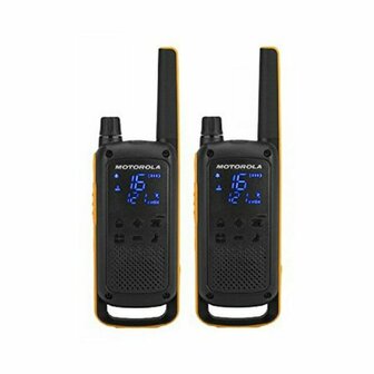 Walkie Talkie Motorola T82 Extreme (2 Pcs) Zwart Geel 1