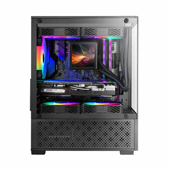 ATX Semi-toren BehuizingMars Gaming MC-SE2 Zwart 7