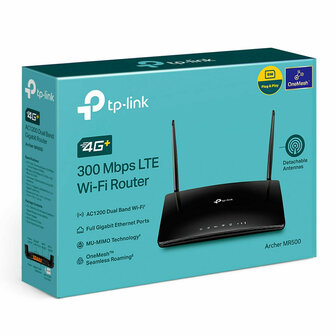 Router TP-Link MR500 Wit Zwart Wi-Fi 5 GHz RJ45 Ethernet LAN 5