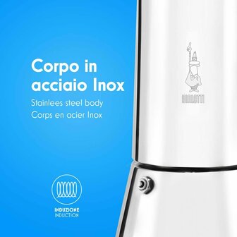 Percolator Bialetti NEW VENUS Zilverkleurig Metaal Roestvrij staal 6