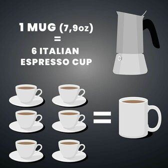 Percolator Bialetti NEW VENUS Zilverkleurig Metaal Roestvrij staal 8