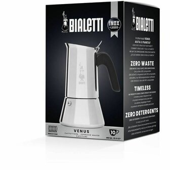 Percolator Bialetti NEW VENUS Zilverkleurig Hout Roestvrij staal 7