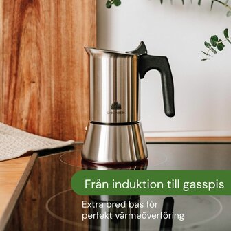 Percolator Bialetti NEW VENUS Zilverkleurig Hout Roestvrij staal 8