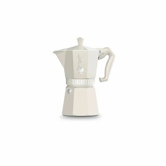 Percolator Bialetti MOKA EXCLUSIVE Cr&egrave;me Aluminium 6 Kopjes 2