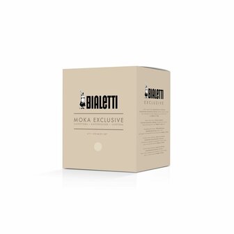 Percolator Bialetti MOKA EXCLUSIVE Cr&egrave;me Aluminium 6 Kopjes 4