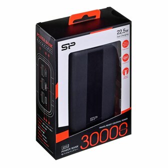 Powerbank Silicon Power QX55 Zwart 30000 mAh 8