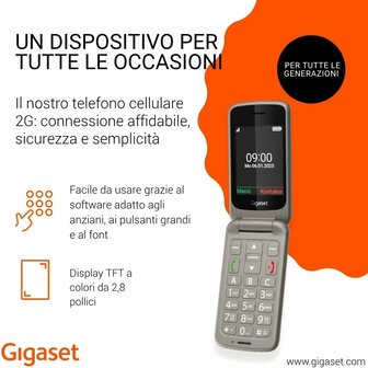 Smartphone Gigaset S30853-H1231-R102 2,8&quot; Grijs 5