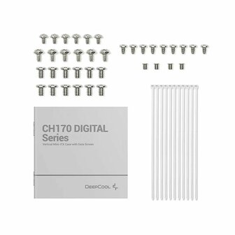 ATX Semi-toren BehuizingDEEPCOOL R-CH170-WHNPI0D-G-1 Wit 2