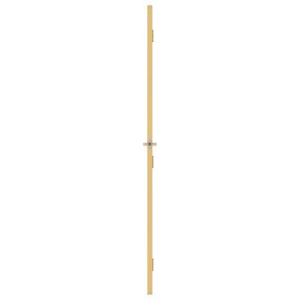 Binnendeur smal 83x201,5 cm gehard glas en aluminium goudkleur 4
