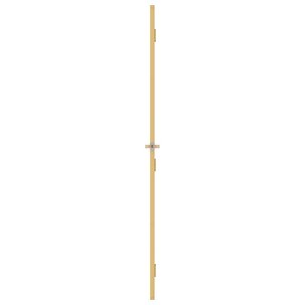 Binnendeur smal 76x201,5 cm gehard glas en aluminium goudkleur 4