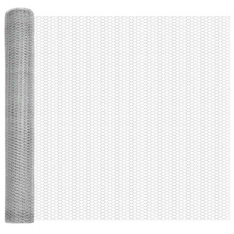 Zeskantig hekwerk Zilver 1 x 10 m Gegalvaniseerd staal 5