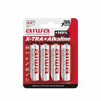 Batterijen Aiwa AALR6 4UD 1,5 V AA LR6 (12 Stuks) 1
