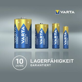 Batterijen Varta longlife power aaa - lr03 1,5 V AAA LR03 (24 Onderdelen) (24 Stuks) 7