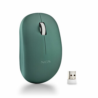 Muis NGS FOGPROGREEN Groen 1000 dpi 1